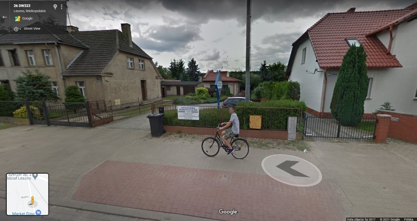 Zaborowo okiem Google Street View