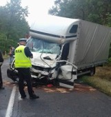 Wypadek w Ralewicach. Droga wojewódzka 479 z Sieradza do Poddębic została zablokowana (NOWE ZDJĘCIA)