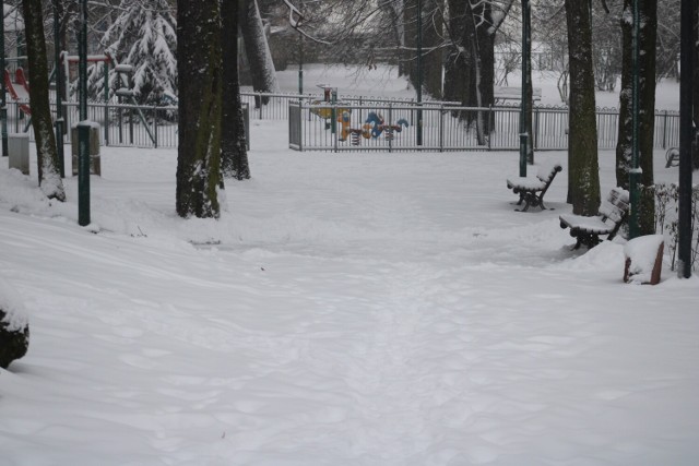 Atak zimy w Olkuszu (12 grudnia 2022)