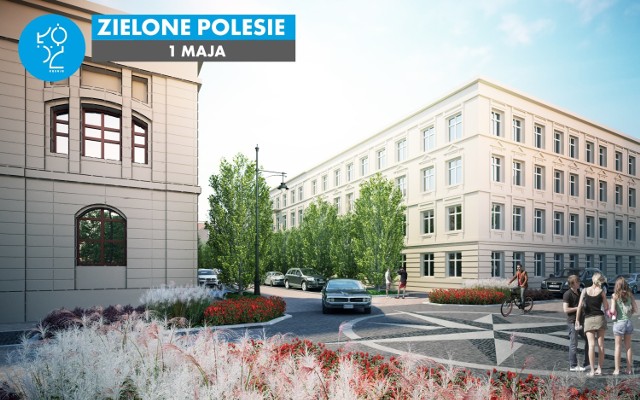 Zielone Polesie: woonerfy na Wólczańskiej i 1 Maja