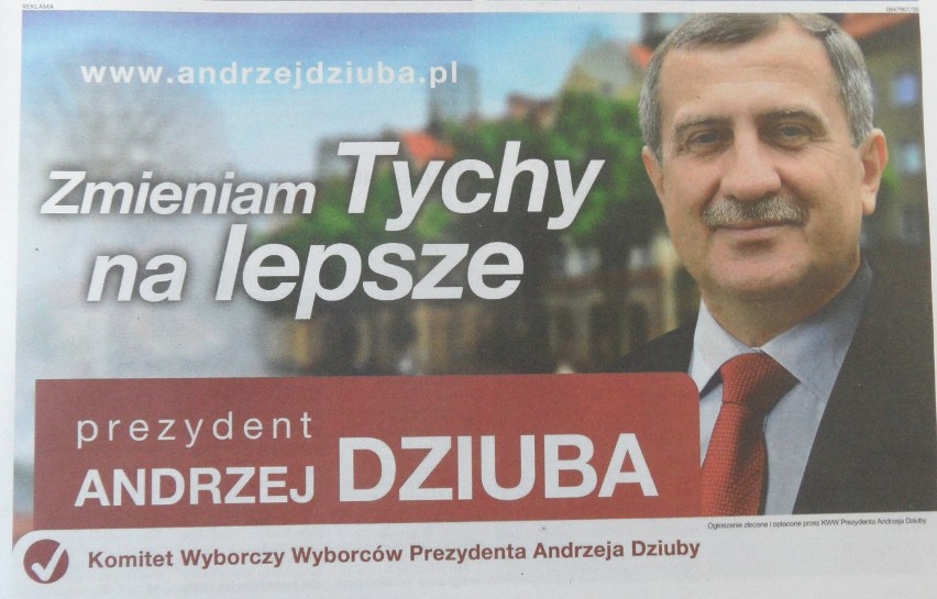 Andrzej Dziuba, prezydent Tychów
