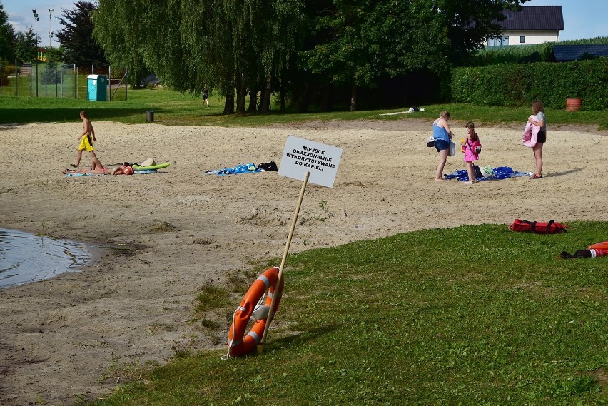 Miejsce okazjonalnie wykorzystywane do kąpieli nad...