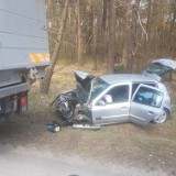 Wypadek na dk 80 w Strzyżawie. Dwie osoby trafiły do szpitala! [zdjęcia]