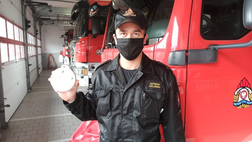 Kaliska straż pożarna rekomenduje montowanie czujek dymu i...