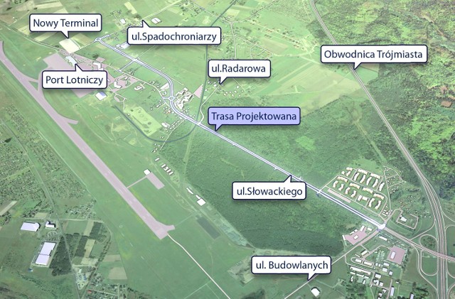Zobacz odcinek lotniskowy Słowackiego na kilkanaście dni przed otwarciem