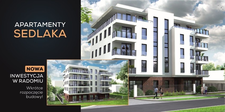 W Radomiu powstanie kolejny apartamentowiec. Firma Seliga zbuduje blok mieszkalny na Plantach. Zobaczcie wizualizacje