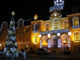 Centrum Wejherowa przybrane jest świątecznymi iluminacjami