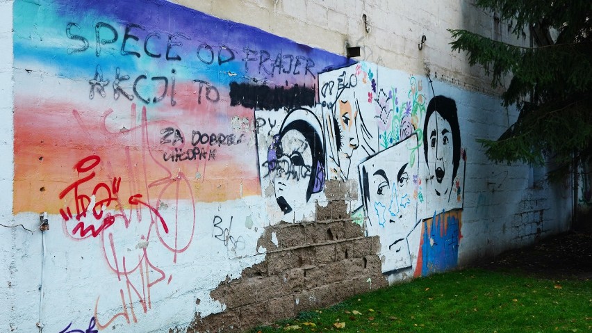 Murale w Bielsku Podlaskim widoczne są niemal na każdym...