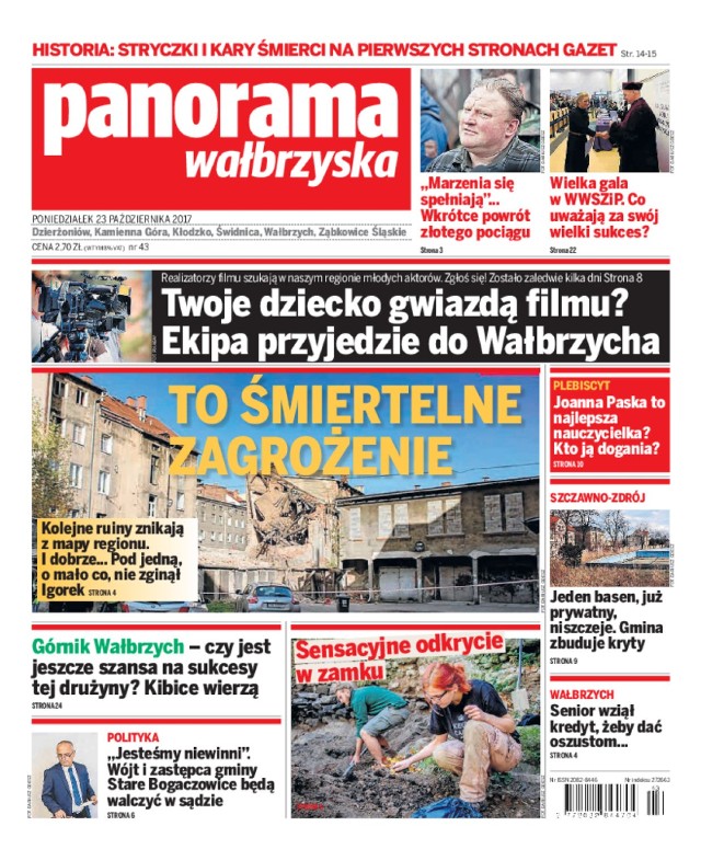 Panorama Wałbrzyska wydanie z 23 października 2017 r.