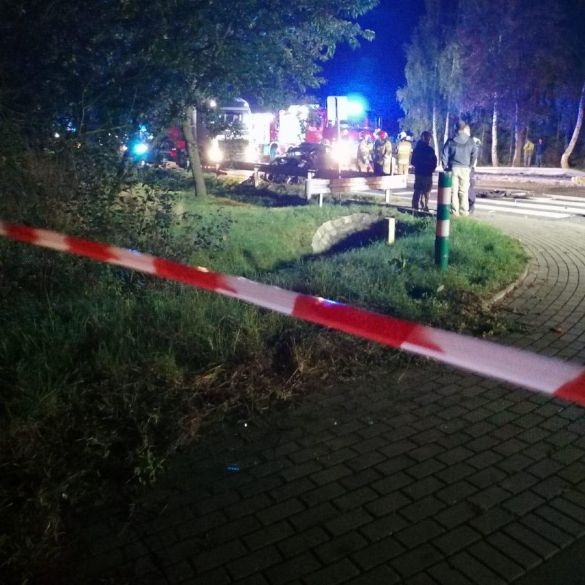 Wypadek na drodze krajowej nr 94 w Zielęcicach