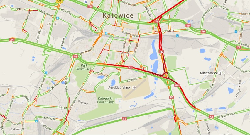 Katowice: Wypadek na A4. Uwaga na korek w kierunku Wrocławia