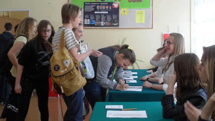 Prawybory prezydenckie w Zespole Szkół nr 1 w Tychach