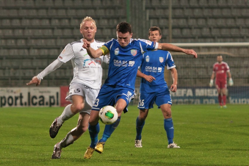 Miedź Legnica - Energetyk ROW Rybnik 1:1   Fot. Piotr Florek