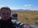 Piotr Głowacki z Bełchatowa na skuterze dotarł do Mongolii