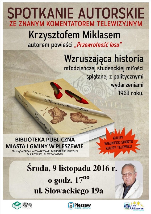Krzysztof Miklas w Bibliotece Publicznej