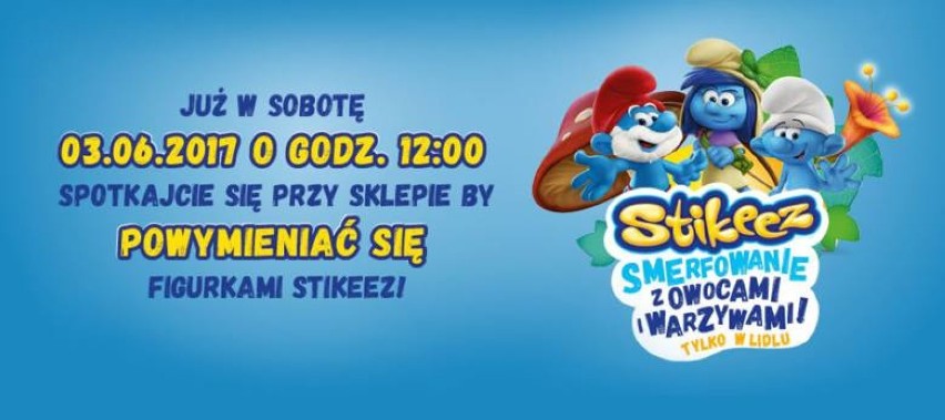 Smerfy w Lidlu - wielka wymiana figurek Stikeez [ZDJĘCIA]