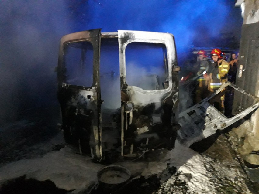 Pożar samochodów  w Przyborowie z 20 czerwca okazał się podpaleniem