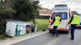 Wypadek w Juszczynie. Na DK 28 bus zderzył się z ciężarówką. Są poszkodowani