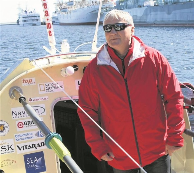 Koperski chce pokonać Pacyfik na łódce wiosłowej