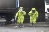 Wyciek podchlorynu sodu na ulicy Głogowskiej w Opolu [zdjęcia, wideo] 