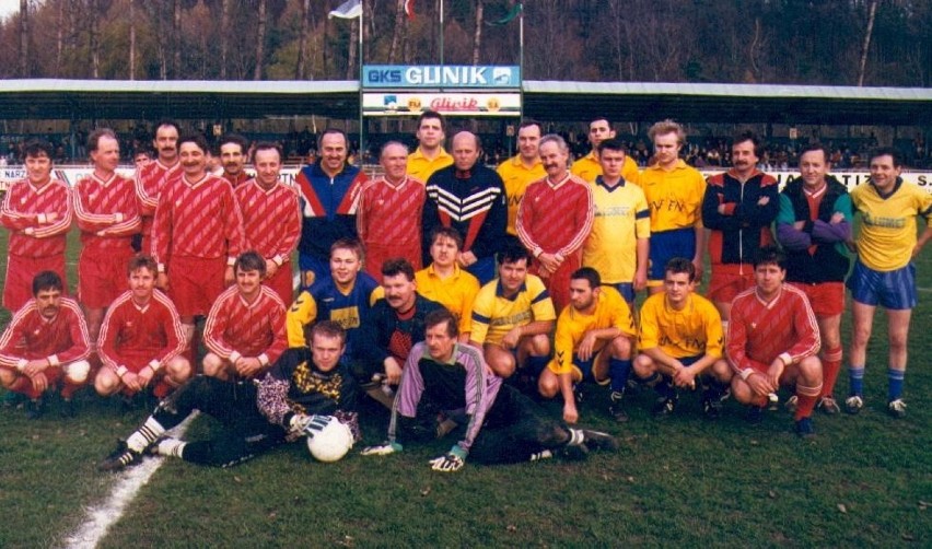 Glinik Gorlice, mecz  z drużyna RMF, 1996