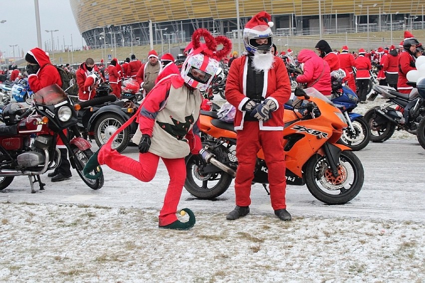 Mikołaje na motocyklach 2012