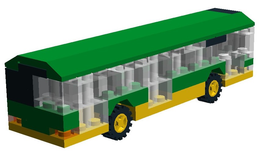 Poznań: Zaprojektował autobus Solaris Urbino 12 z klocków LEGO - wkrótce go zbuduje [ZDJĘCIA]