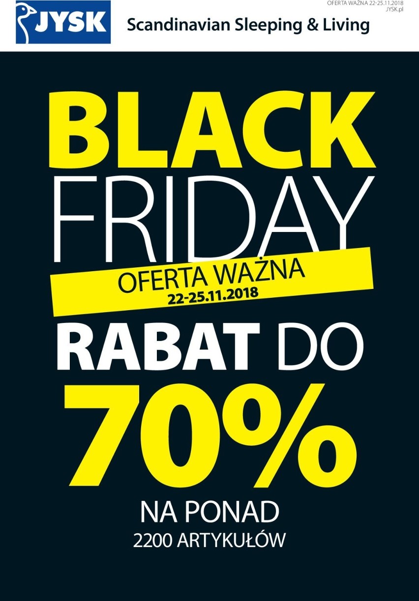 JYSK Black Friday 2018 - promocje na Czarny Piątek [GAZETKA]. Sprawdź  WYPRZEDAŻE! | śląskie Nasze Miasto