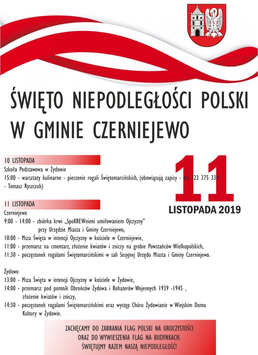 W gminie Czerniejewo świętowanie można rozpocząć już w...