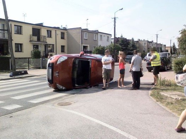 Wypadek na Wrzosach w Toruniu. Zdjęcia dzięki uprzejmości FB Wszystko co w Toruniu