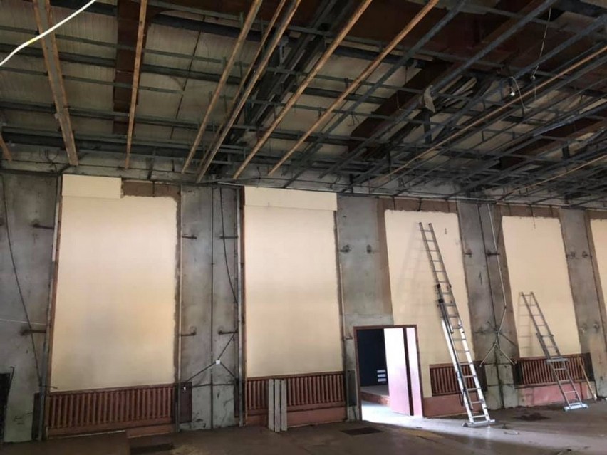 Wrzesiński Ośrodek Kultury w trakcie remontu, 2019