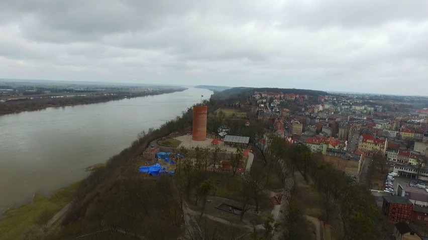 Grudziądz to piękne miasto. Jak jest widziane z lotu ptaka?...