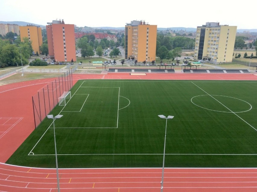 Tak prezentuje się nowy stadion Politechniki w Kielcach.