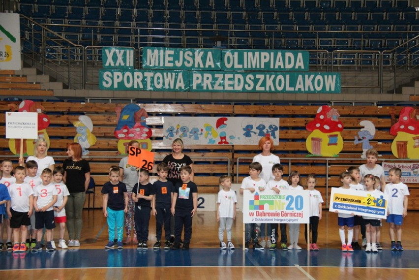 Olimpiada Sportowa Przedszkolaków w hali Centrum