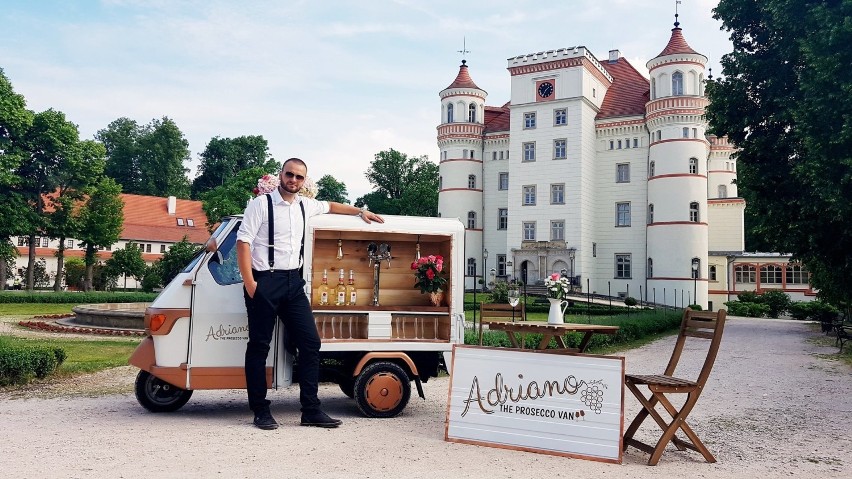 Adriano The Prosecco Van. Wrocławianie podbijają wesela w całej Polsce