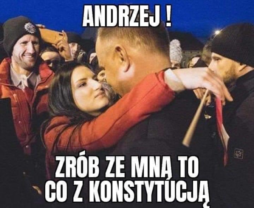 Memy o Jolce Rosiek i Andrzeju Dudzie przygotowane przez...