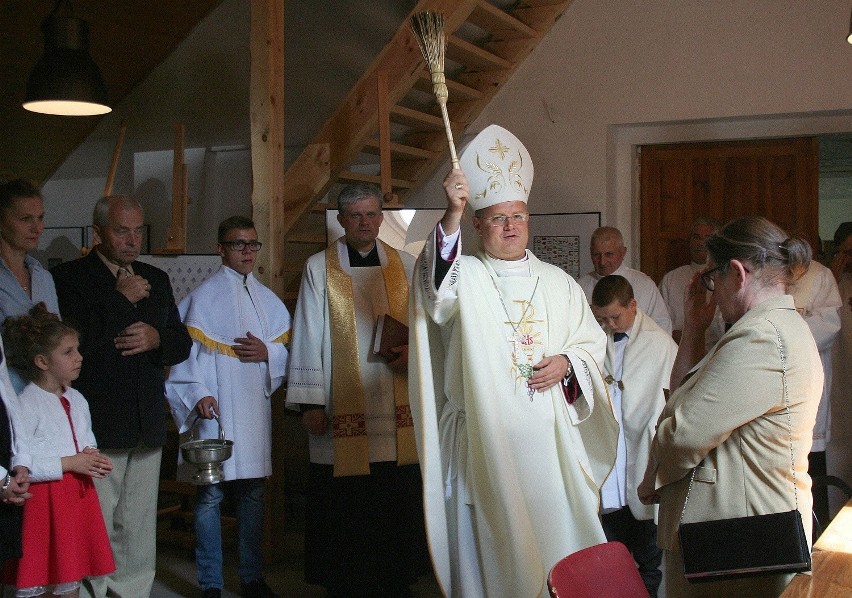 Biskup pomógł wypromować Otwartą Strefę Twórczą w Grucznie [zdjęcia]