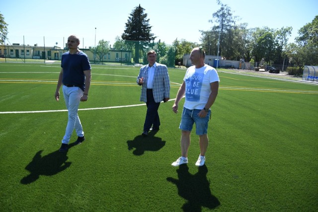 Nowe boisko ze sztuczną nawierzchnią na stadionie Concordii w Piotrkowie