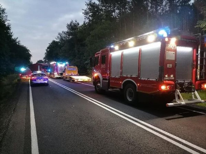 Wypadek na DK 74 w Kotuszowie (gm. Aleksandrów). Zderzyły...