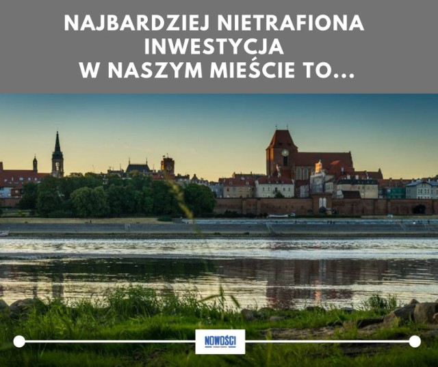 W ostatnim czasie zapytaliśmy czytelników "Nowości" o to, jaka jest najbardziej nietrafiona inwestycja w naszym mieście. Zasypała nas prawdziwa lawina komentarzy. Zebraliśmy najczęściej pojawiające się przykłady i zaprezentowaliśmy je w naszym zestawieniu. Zaznaczamy przy tym, że pokazane inwestycje miały nie tylko swoich przeciwników, ale i zwolenników, którzy odpowiadali na stawiane przez oponentów zarzuty. Zobaczcie zatem, które realizacje budzą największe kontrowersje w Toruniu! Jedna z propozycji dowodzi, że nasi czytelnicy mają poczucie humoru!

Czytaj też:
TOP inwestycji w Toruniu WIZUALIZACJE
Najlepsze restauracje w Kujawsko-Pomorskiem
Czego brakuje w Toruniu? Opinie czytelników