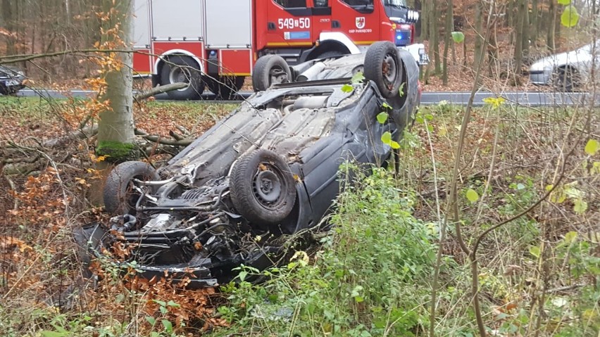 Feralny piątek na drogach powiatu szczecineckiego [zdjęcia]