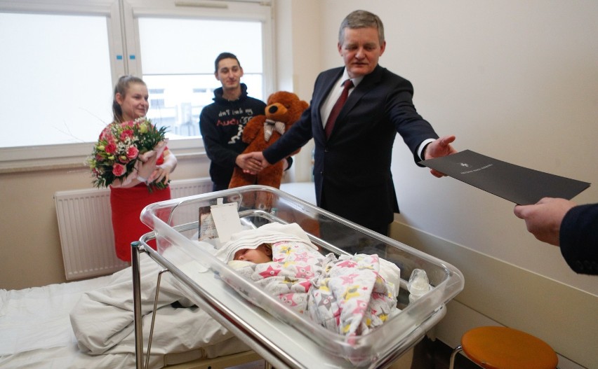Pierwszego noworodka w Rzeszowie w 2020 odwiedził...