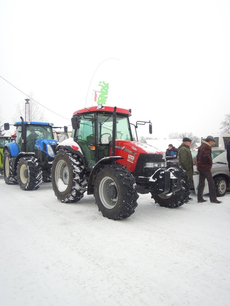 Rolnicy protestowali na trasie Łabunie-Zamość. ZDJĘCIA