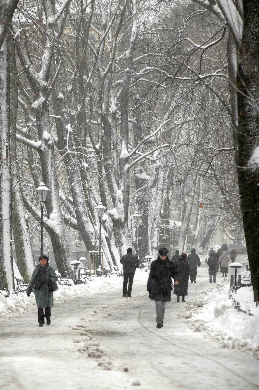 Atak zimy w Krakowie (ZDJĘCIA)