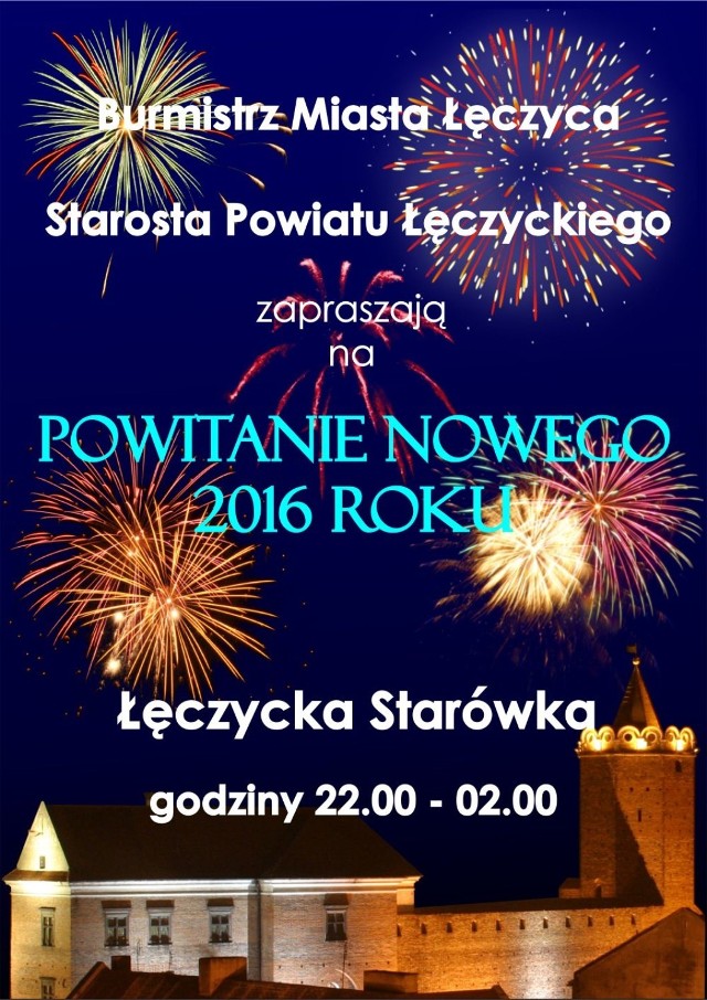 Sylwester na starówce w Łęczycy