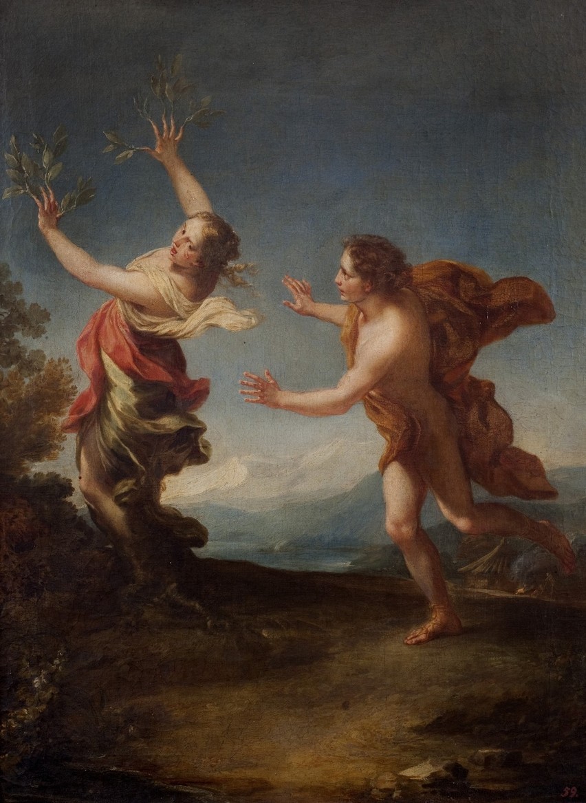 Apollo i Dafne autorstwa Benedetto Lutiego