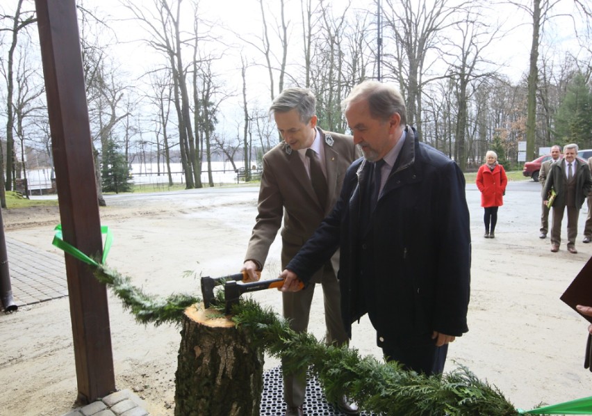 Budynek Wozowni w Nadleśnictwie Antonin otwarty po remoncie