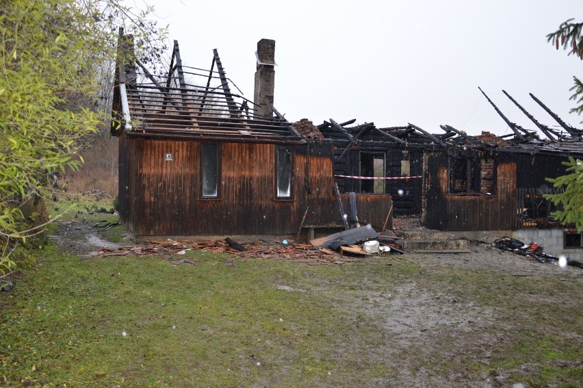 W Zbylitowskiej Górze spalił się dom