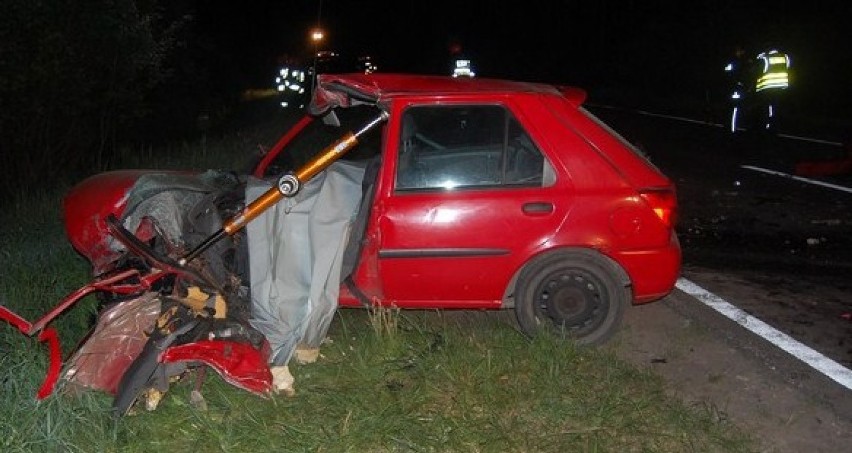 Kierowca forda nie przeżył wypadku