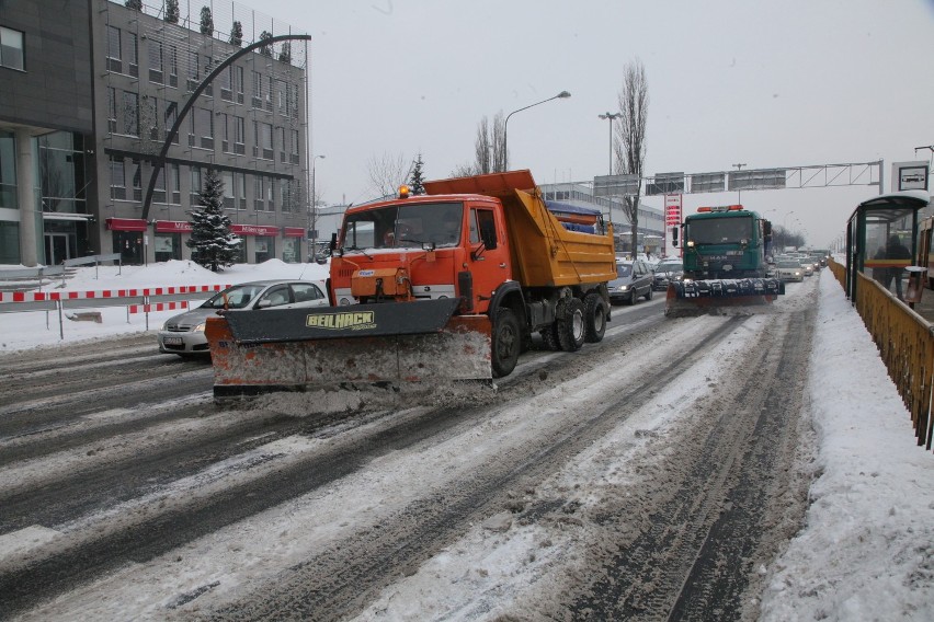 Odśnieżanie ulic Łodzi